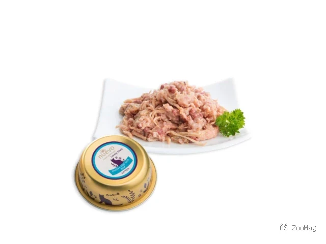 Nuevo влажный корм LovelyFilets Kitten Chicken and Beef для котят с куриным филе и говядиной 85 г