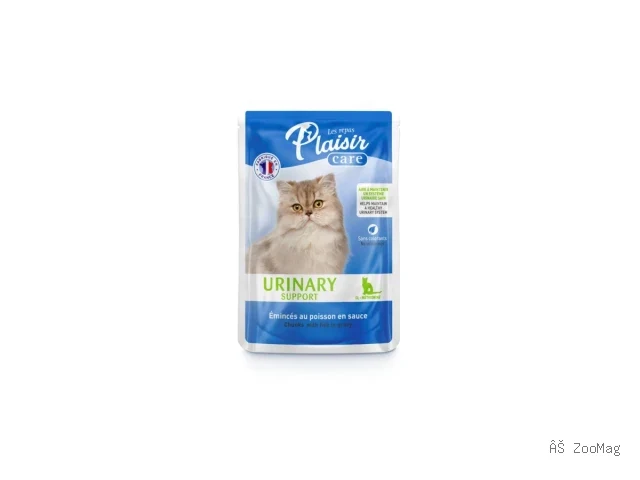 Plaisir влажный корм Care Urinary Support с рыбой для кошек пауч 85 г
