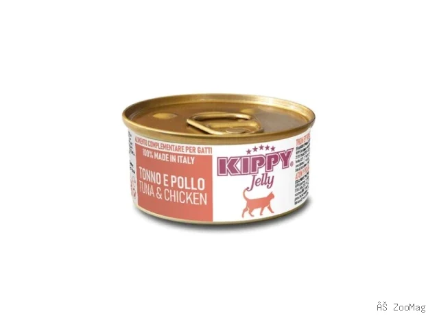 Kippy влажный корм Jelly Tuna Chicken для взрослых кошек с тунцом и курицей 70 г