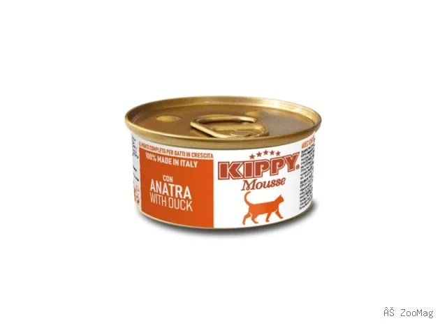 Kippy влажный корм Mousse Duck для взрослых кошек с уткой 85 г