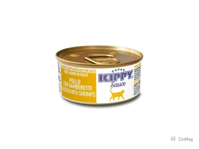 Kippy влажный корм Sauce Chicken Shrimps для взрослых кошек с курицей и креветками 70 г