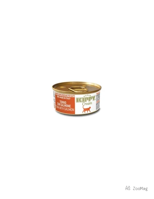 Kippy Cream Cat влажный корм-крем для взрослых кошек с тунцом и ллососем, 70 г