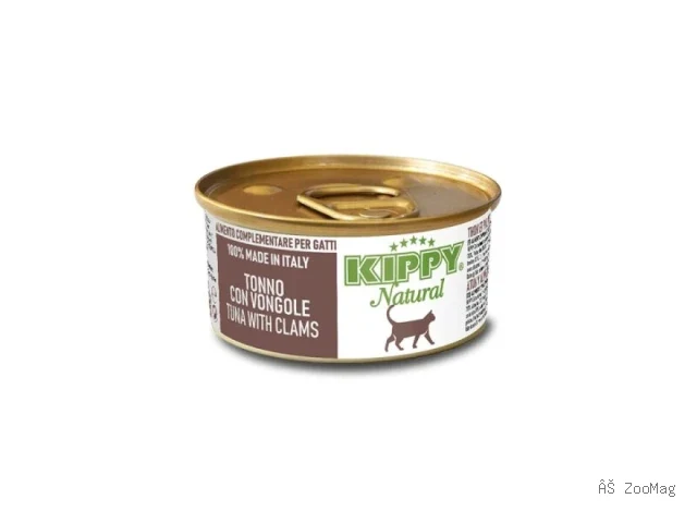 Kippy влажный корм Natural Tuna Clams для взрослых кошек с тунцом и моллюсками 70 г